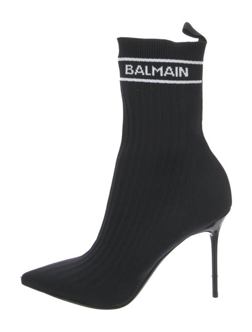 Balmain Graphic Print Sock Boots