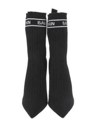 Balmain Graphic Print Sock Boots