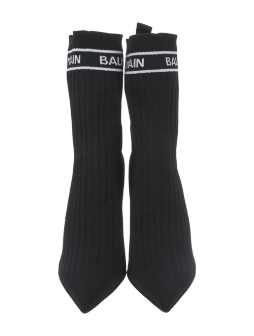 Balmain Graphic Print Sock Boots