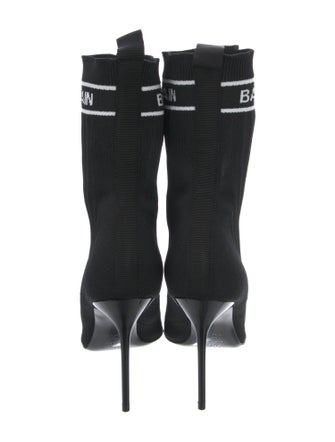Balmain Graphic Print Sock Boots
