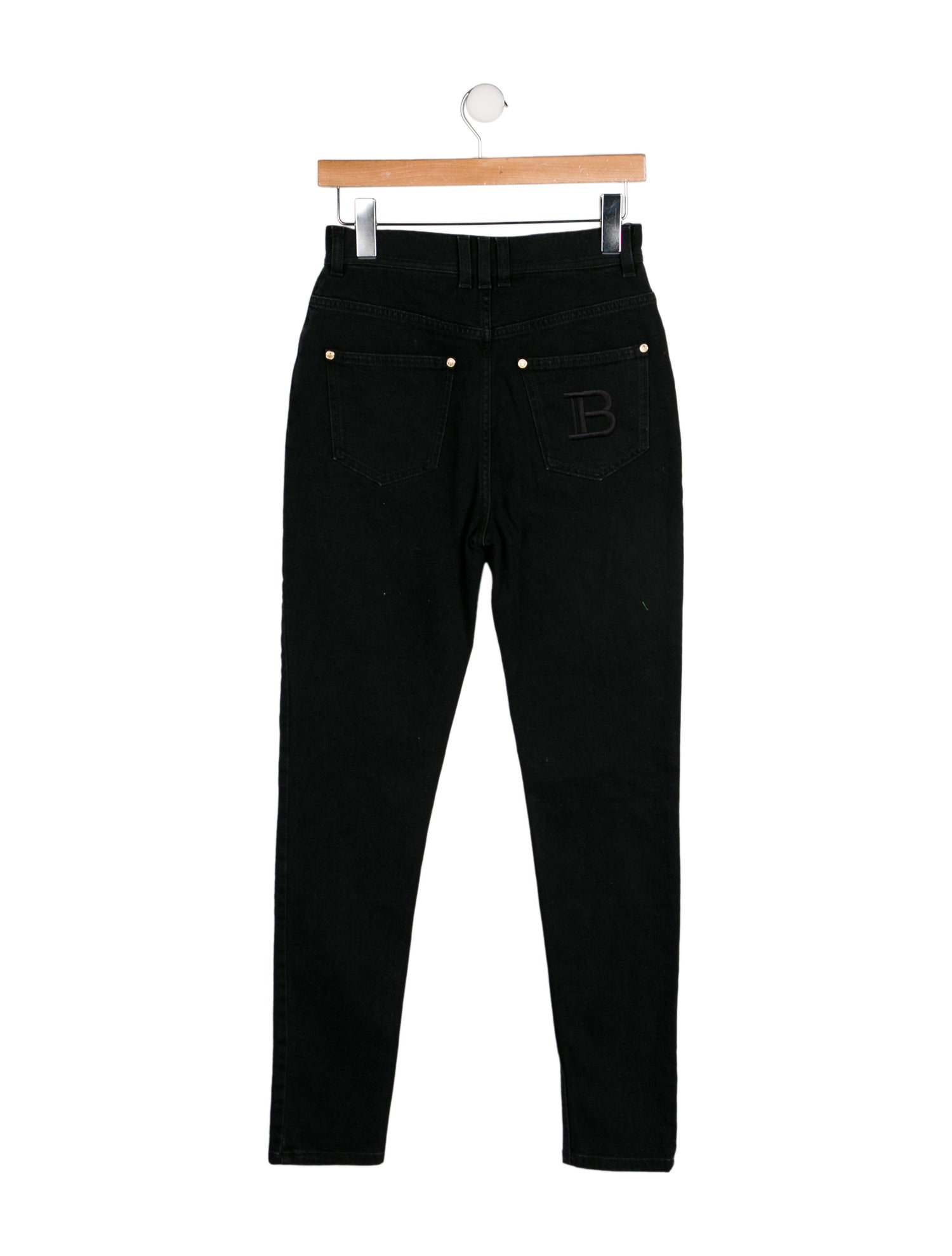 Balmain High-Rise Skinny Leg Jeans w/ Tags