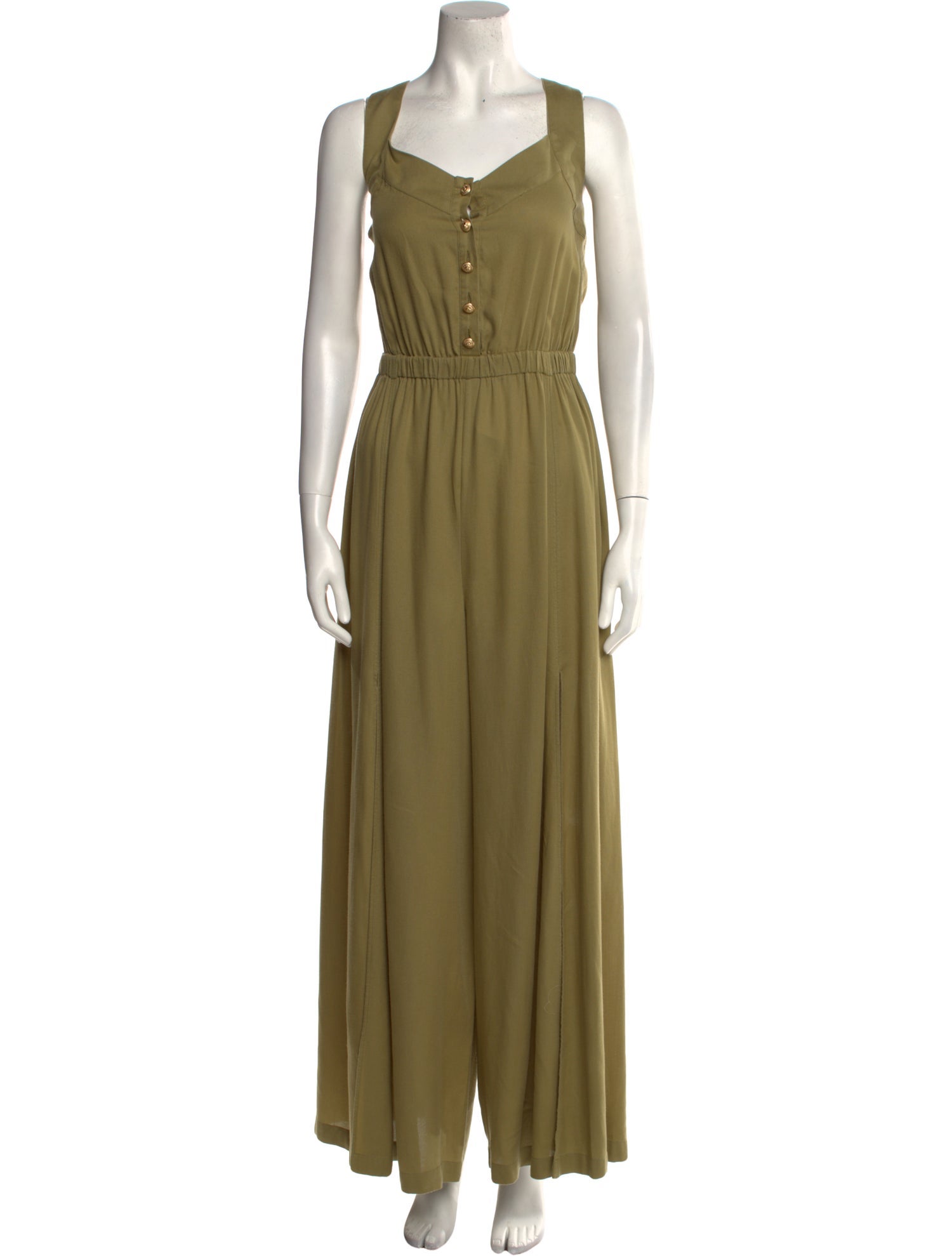 Balmain V-Neck Jumpsuit