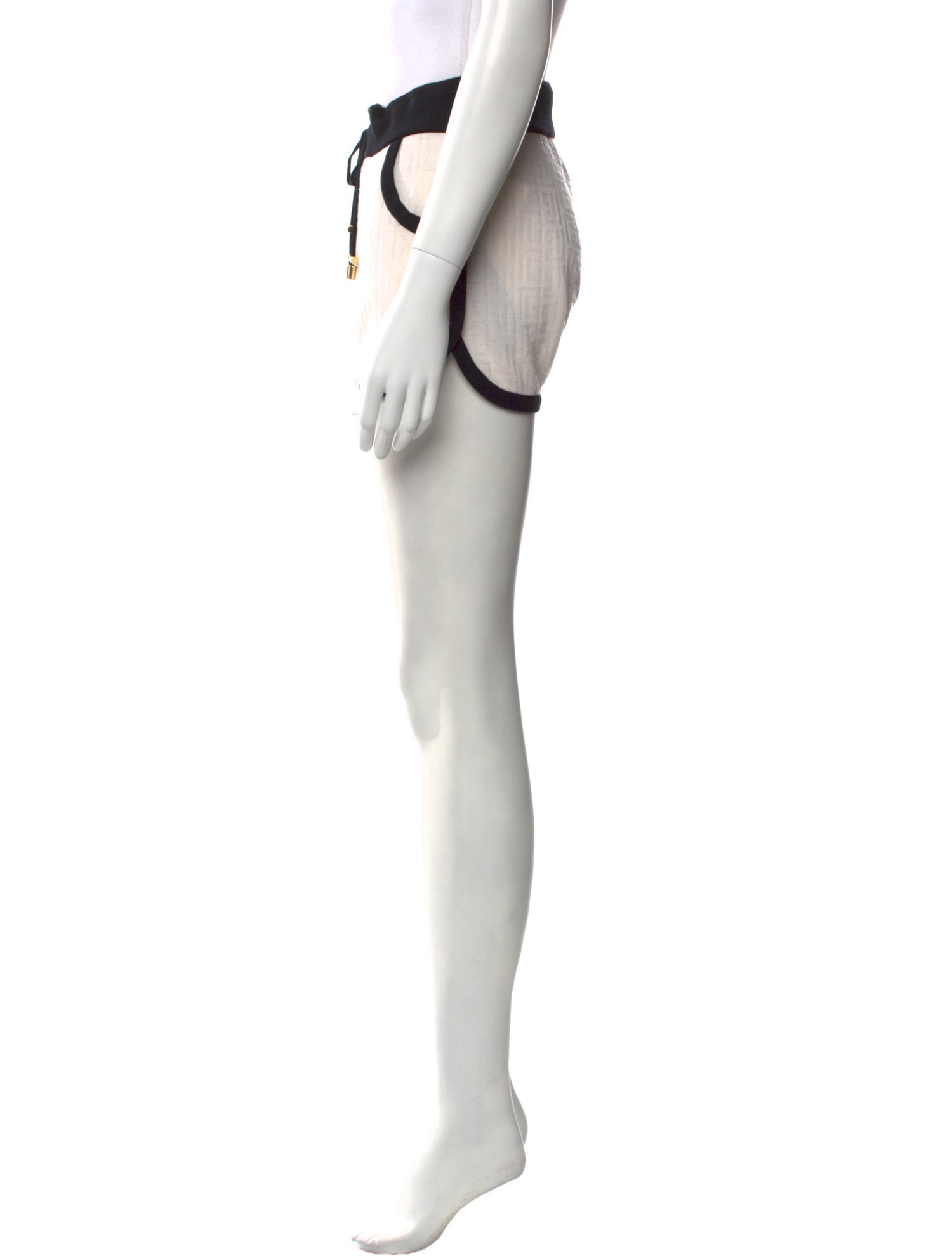 Balmain Virgin Wool Mini Shorts