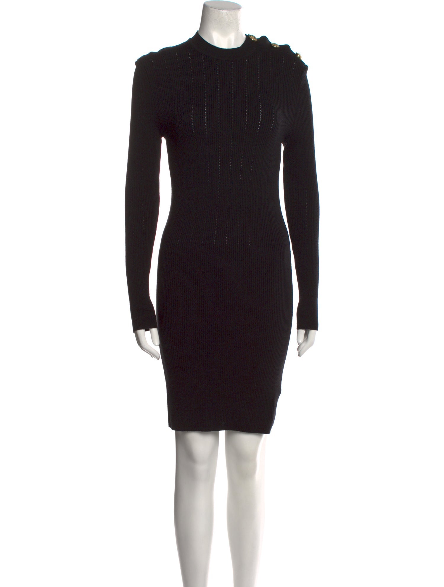 Balmain Wool Mini Dress