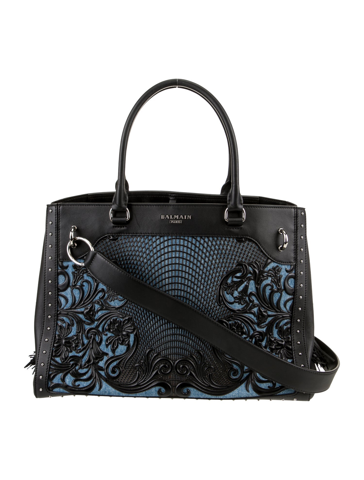 Balmain Leather Briefcase