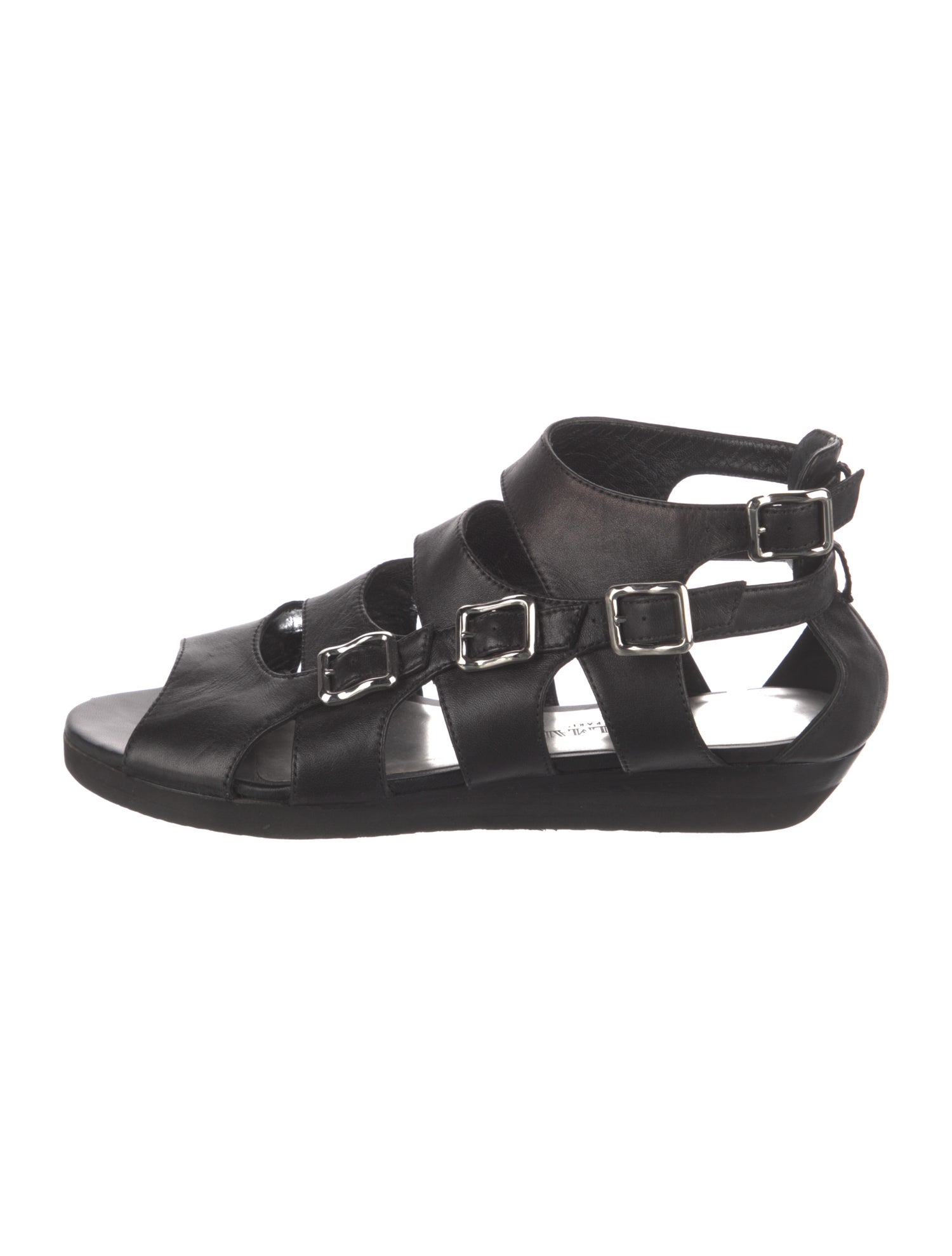 Balmain Leather Gladiator Sandals