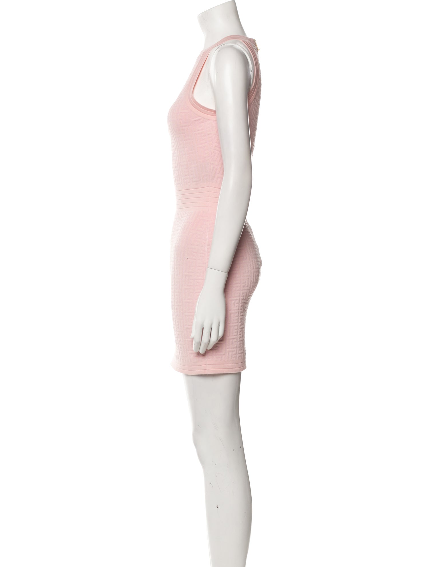Balmain Virgin Wool Mini Dress