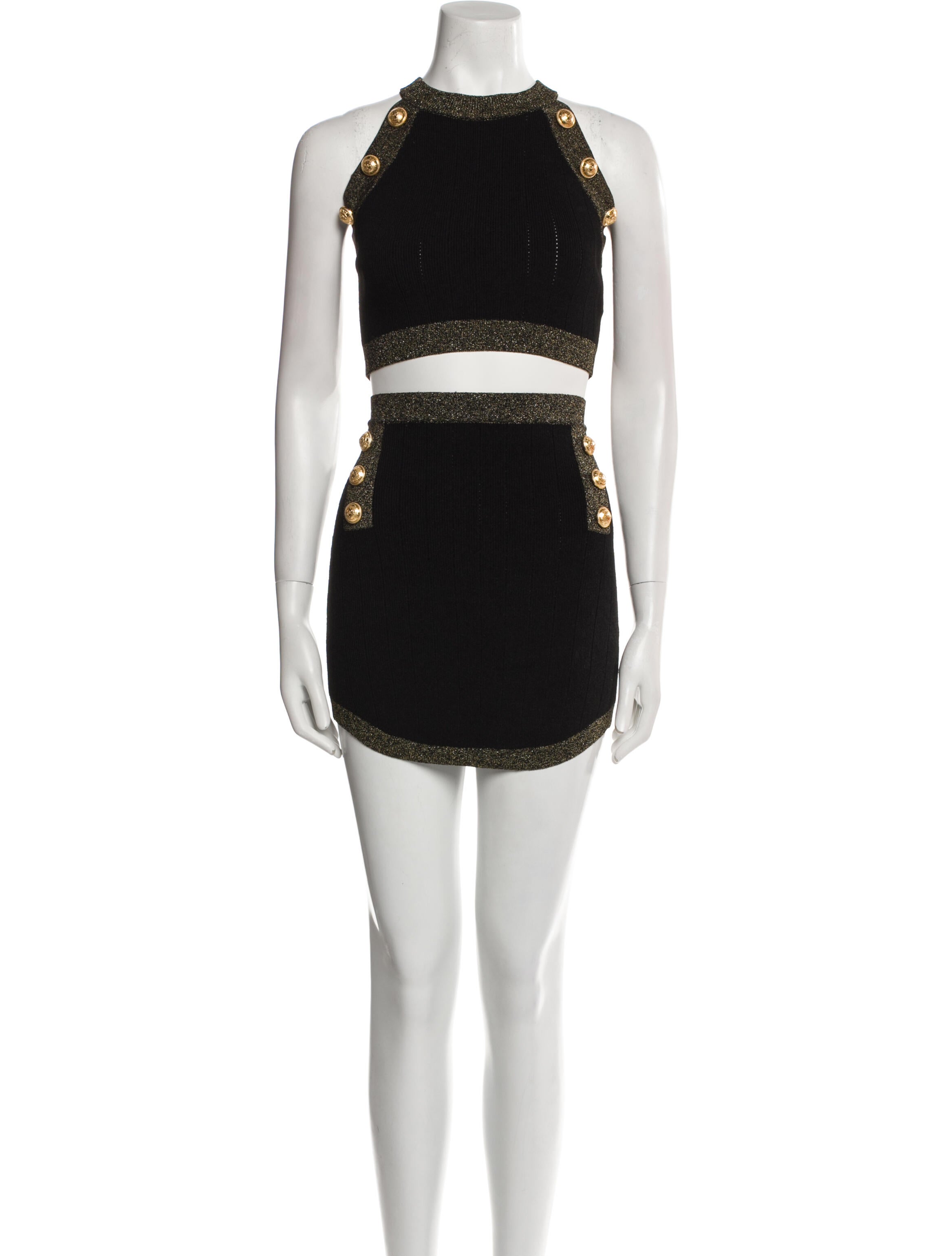 Balmain Skirt Set