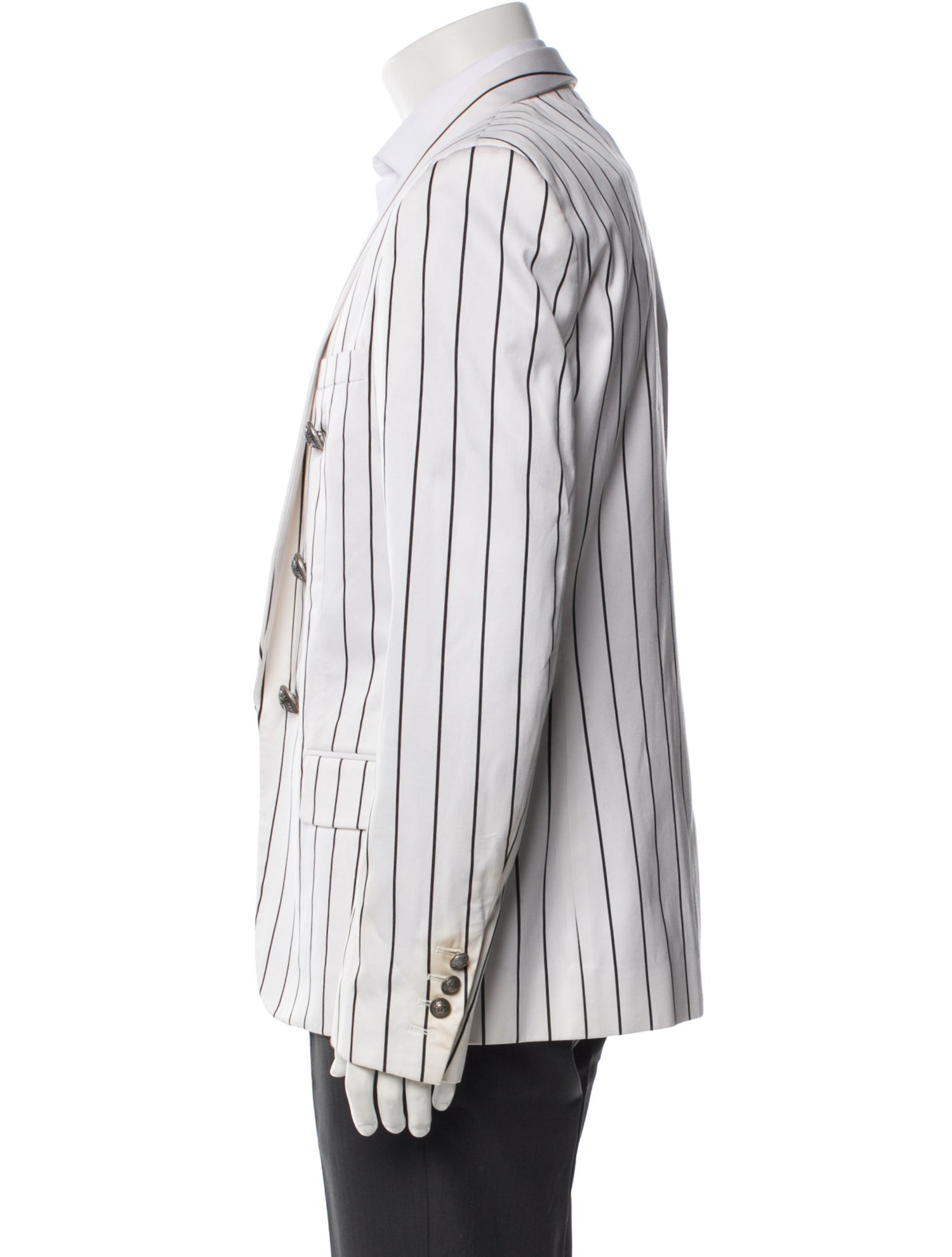 Balmain Striped Blazer