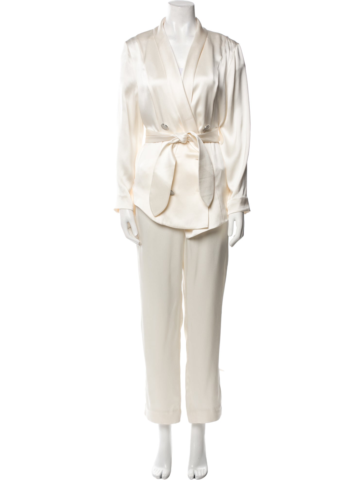 Balmain Silk Printed Pantsuit