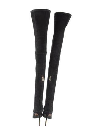 Balmain Suede Sock Boots