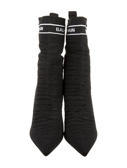 Balmain Graphic Print Sock Boots