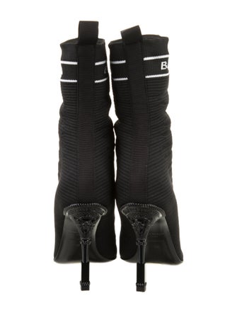 Balmain Graphic Print Sock Boots