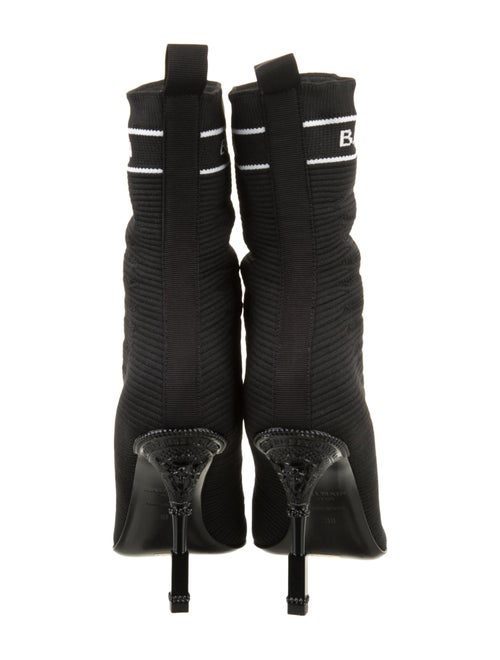 Balmain Graphic Print Sock Boots