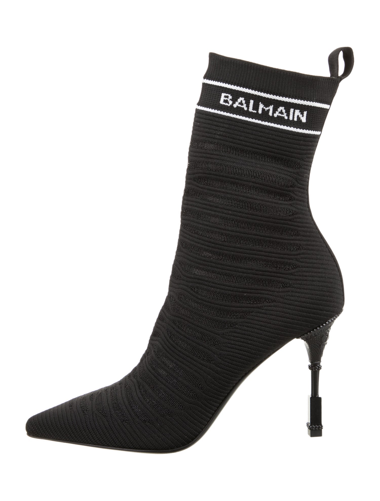Balmain Graphic Print Sock Boots