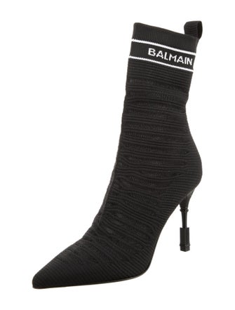 Balmain Graphic Print Sock Boots