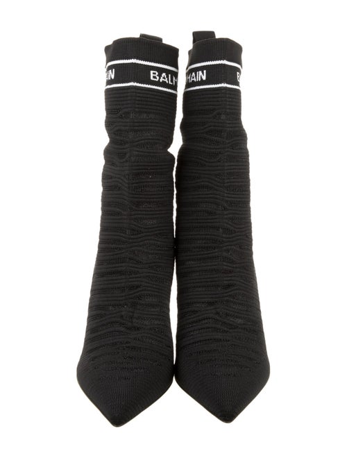 Balmain Graphic Print Sock Boots