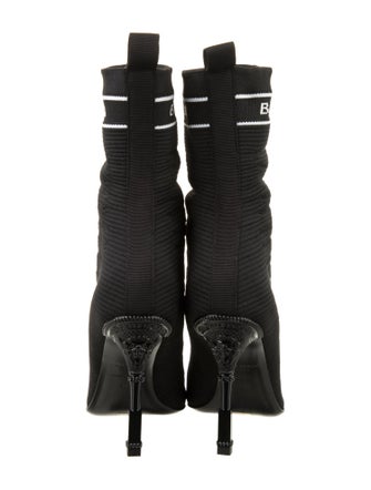 Balmain Graphic Print Sock Boots