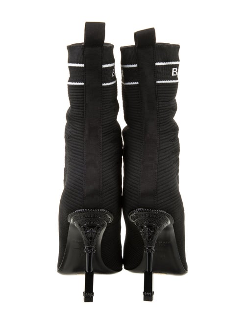Balmain Graphic Print Sock Boots
