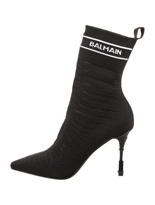 Balmain Graphic Print Sock Boots
