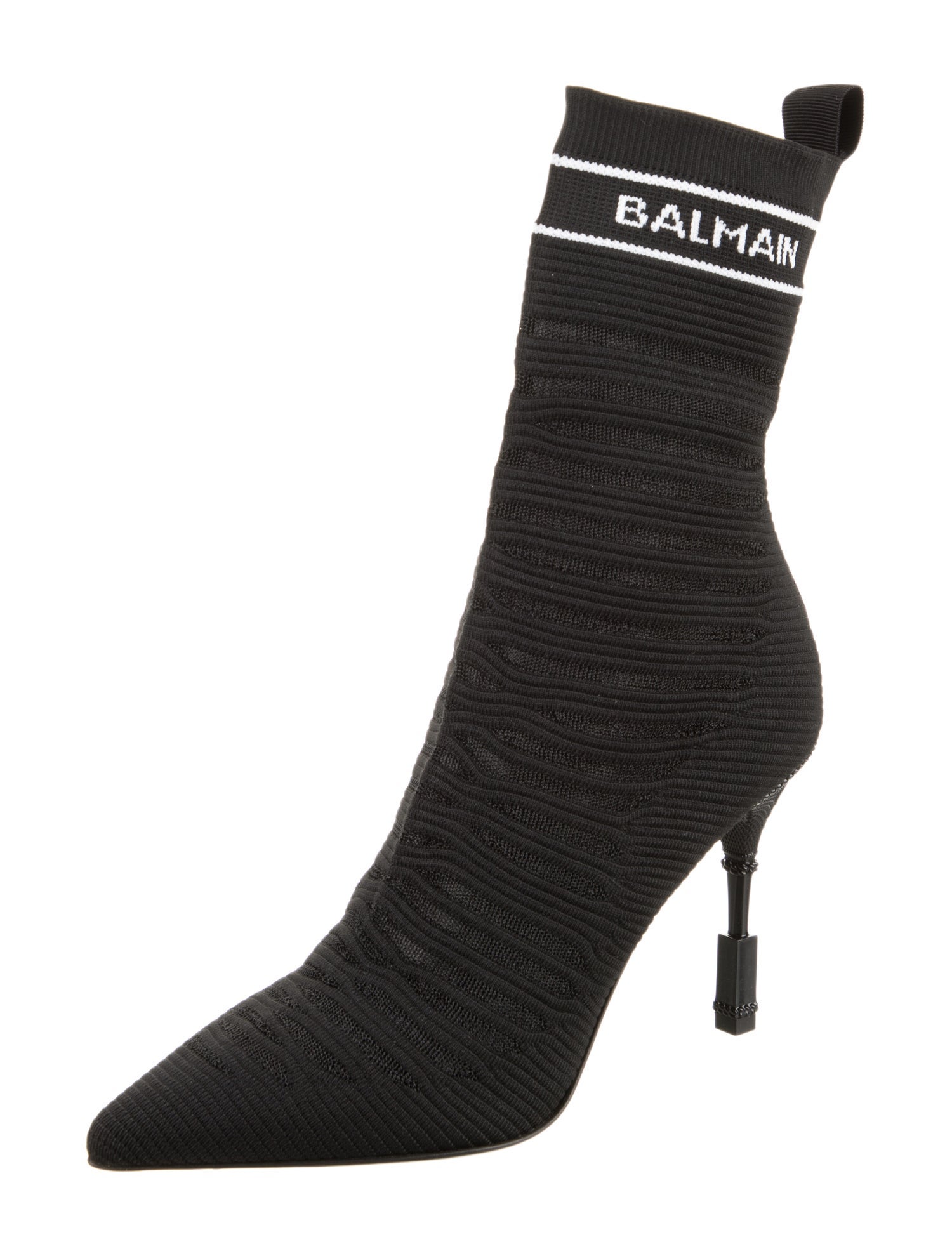 Balmain Graphic Print Sock Boots