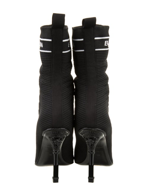 Balmain Graphic Print Sock Boots