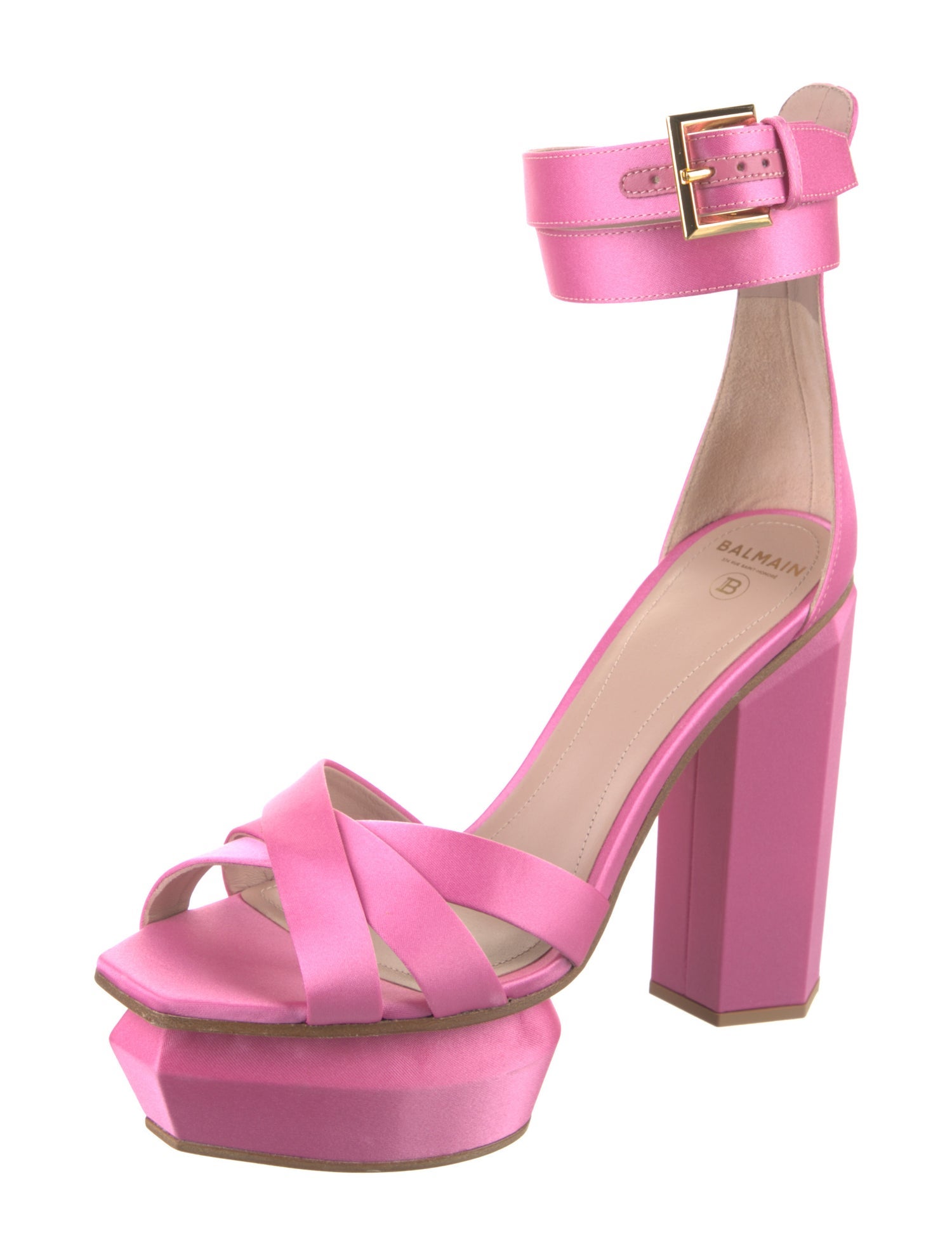 Balmain Satin Sandals