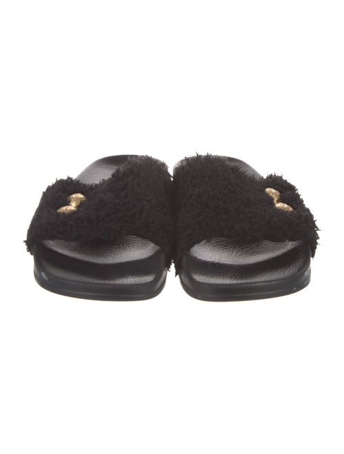 Balmain Fur Slides