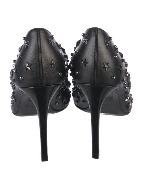 Balmain Leather Studded Accents Pumps