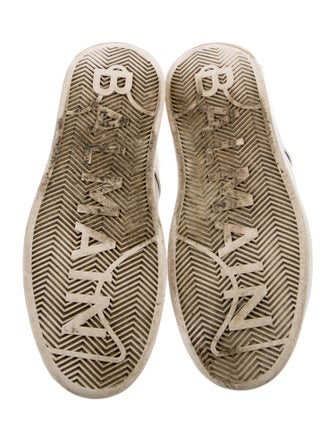 Balmain Leather Sneakers