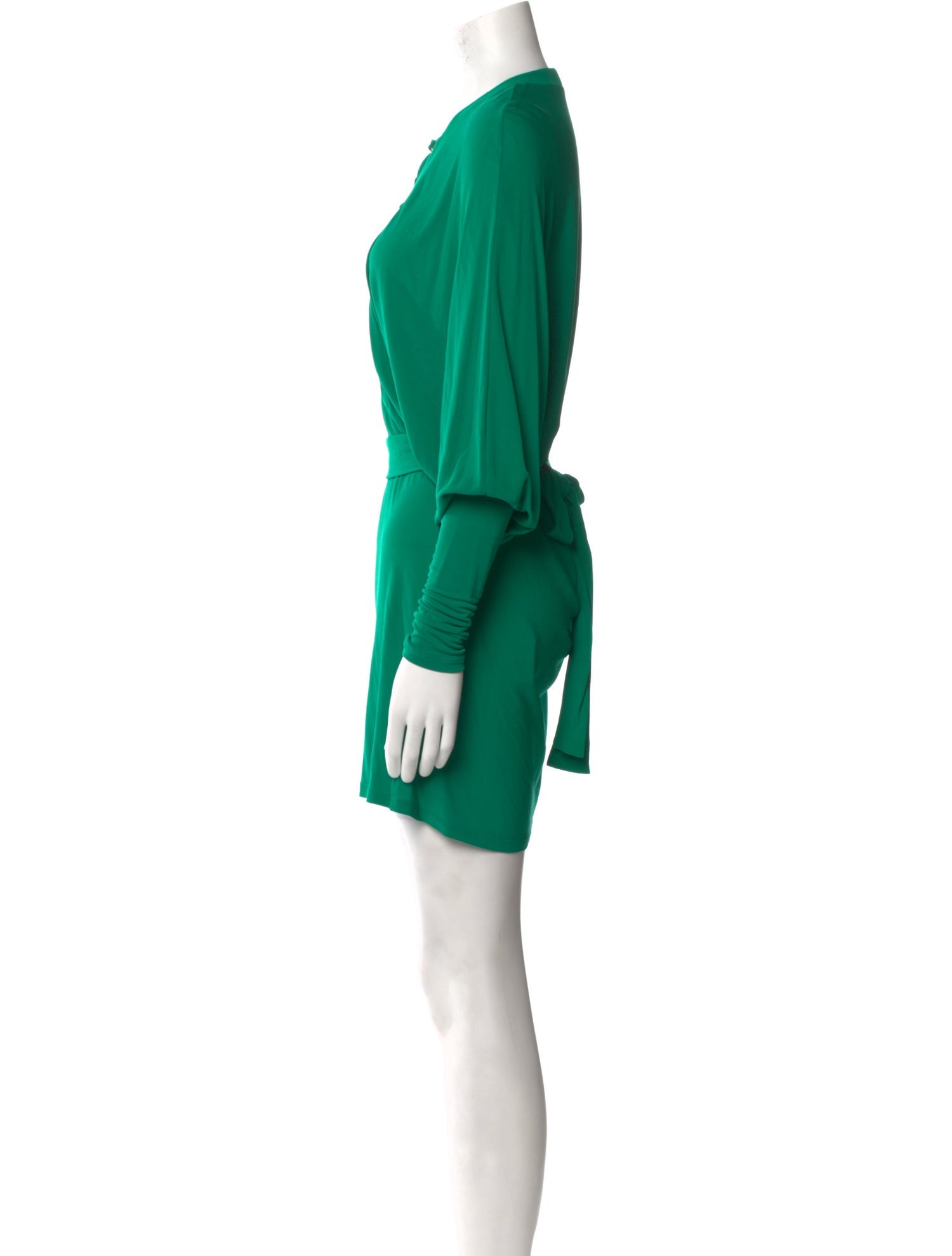 V-Neck Mini Dress