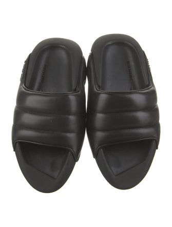 Balmain Leather Slides