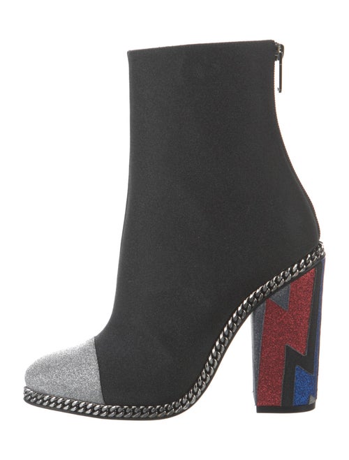 Balmain Glitter Printed Boots