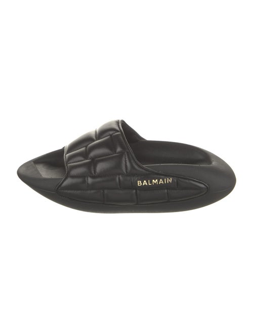 Balmain Leather Slides