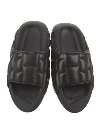 Balmain Leather Slides