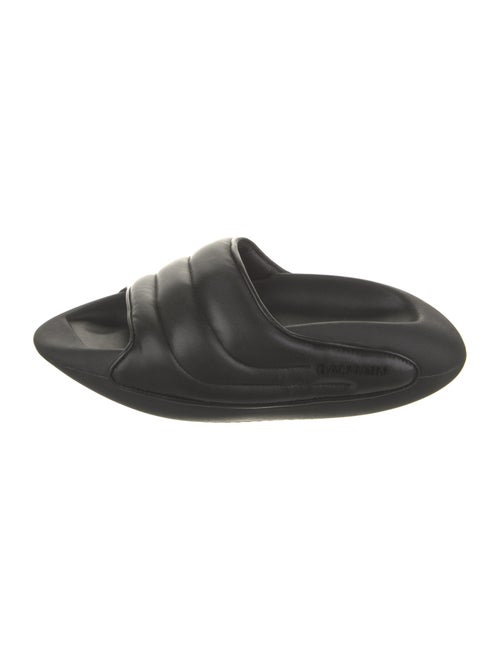 Balmain Leather Slides