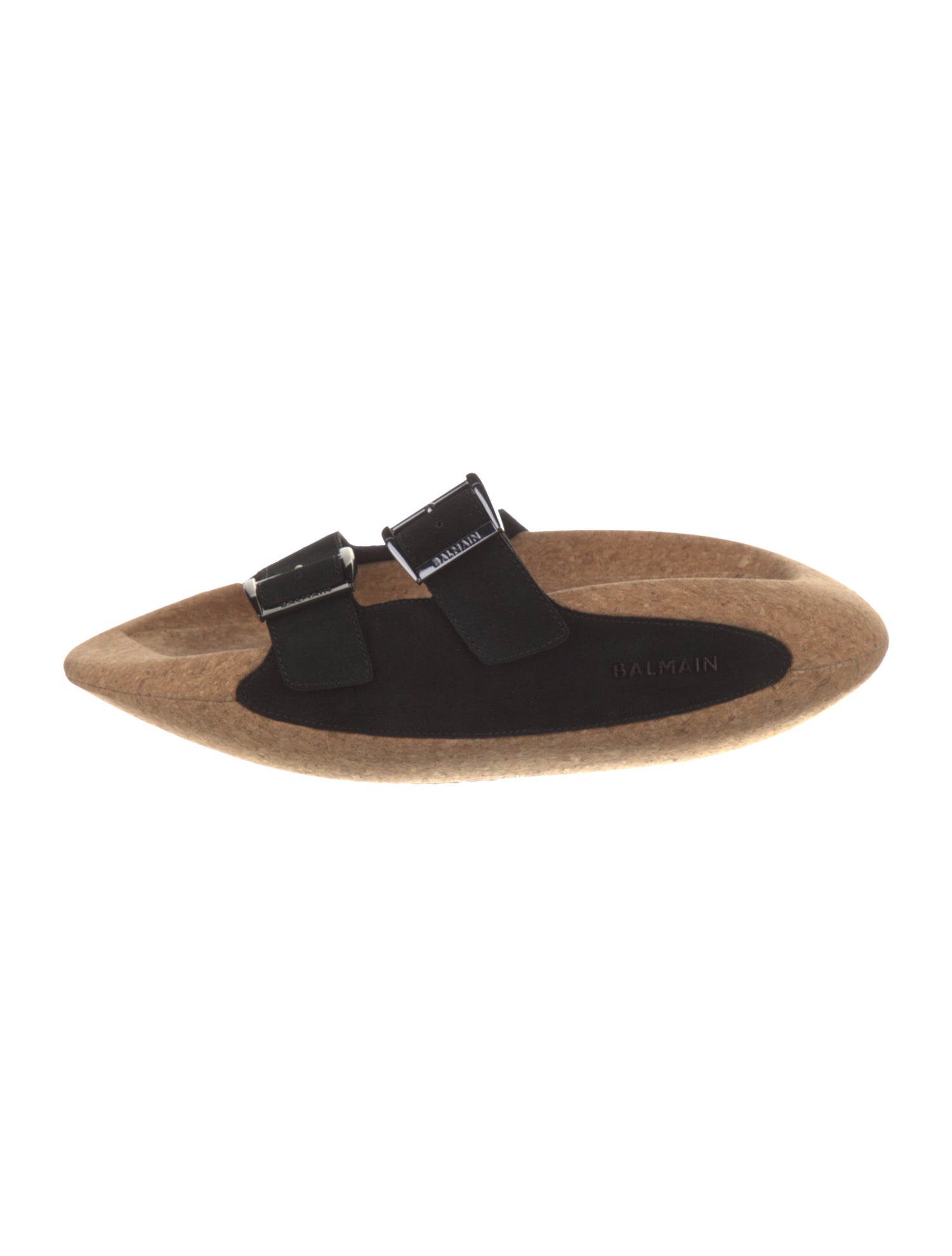 Balmain Suede Slides w/ Tags