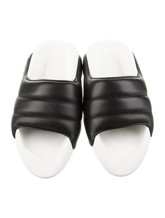 Balmain Leather Slides