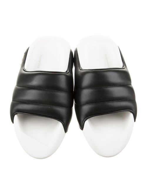 Balmain Leather Slides
