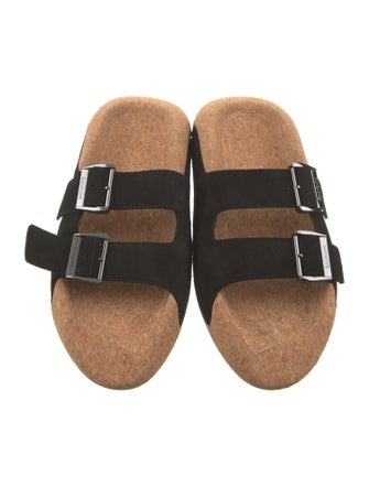 Balmain Suede Slides