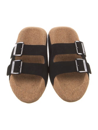 Balmain Suede Slides