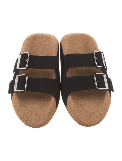 Balmain Suede Slides