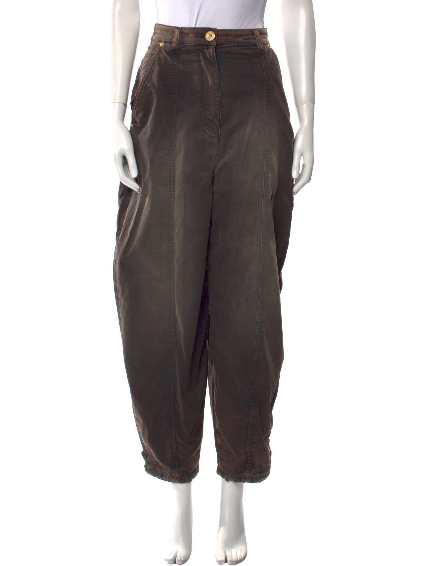 Balmain High-Rise Straight Leg Jeans w/ Tags