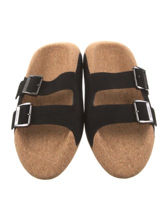 Balmain Suede Slides