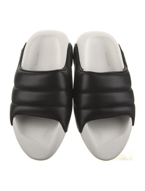 Balmain Leather Slides