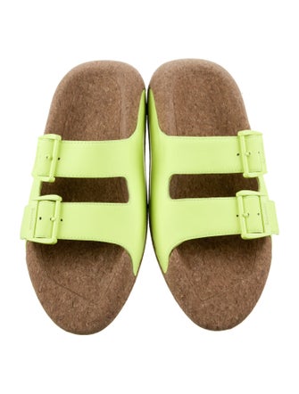 Balmain Leather Slides