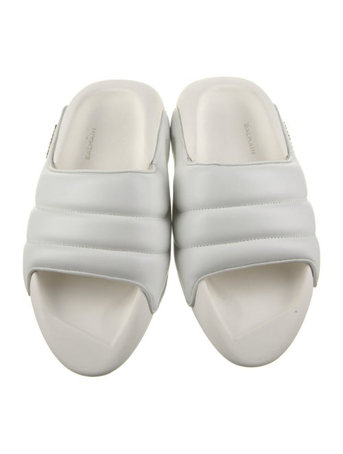 Balmain Leather Slides