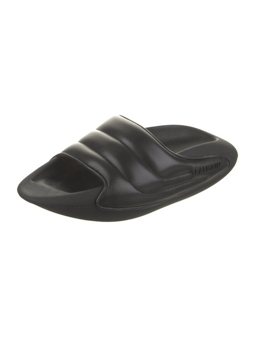 Balmain Leather Slides