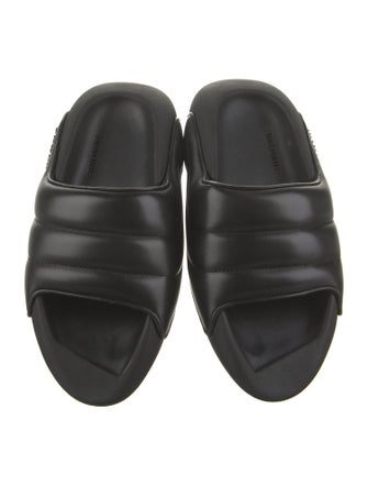 Balmain Leather Slides