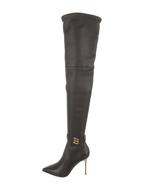 Balmain Leather Sock Boots